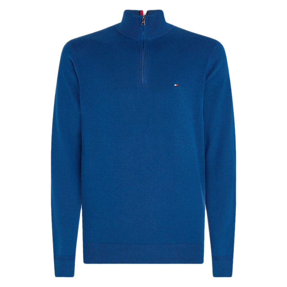 Tommy Hilfiger Quarter Zip Signature Tape Jumper